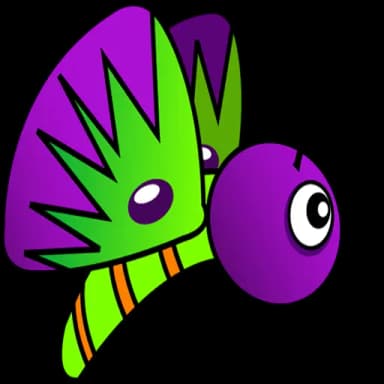 Flying butterflies
