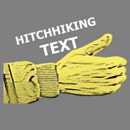 Hitchhiking Text