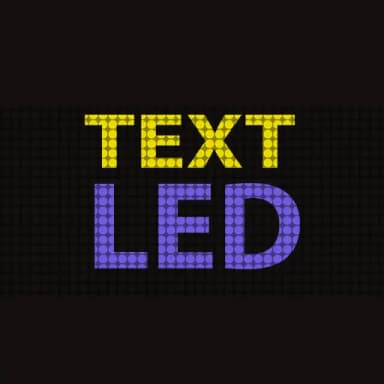 Text LED