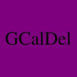 GCalDel