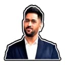 MS Dhoni Stickers