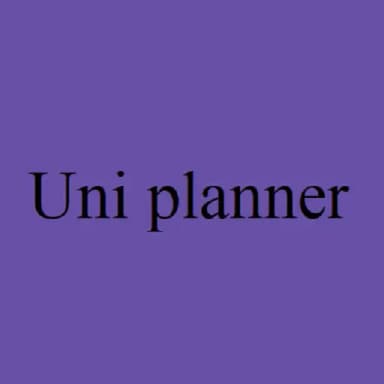 UniPlanner