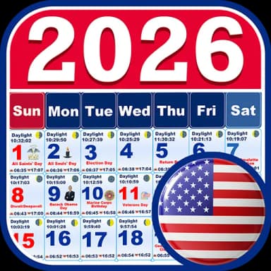 US Calendar 2026