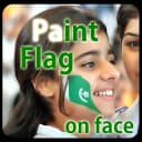 Paint Flag On Face