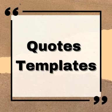 quotes templates