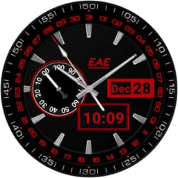 EAE red watch face