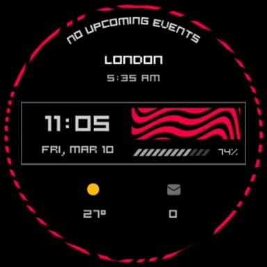 Swirl Watch Face