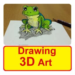 Drawing 3D Art on Paper