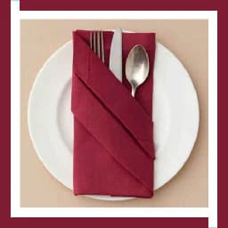 Table Napkin Folding Tutorial