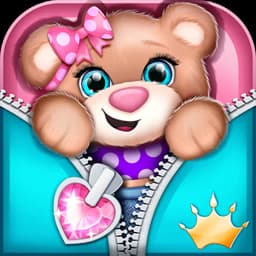 Teddy Bear Zipper Lock Screen