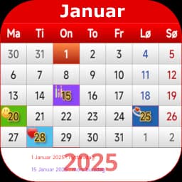 Norsk Kalender 2025