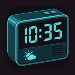 Huge Digital Clock - Clocksy