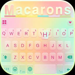 Macarons Emoji Keyboard Theme