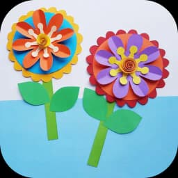 Paper Flower Making DIY