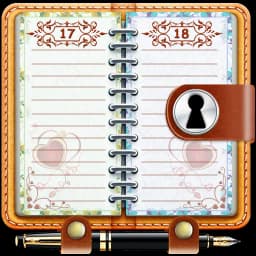 Diary with PIN Password Lock