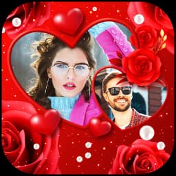 Rose Heart Photo Frame