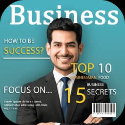 Magazine Cover Photo Editor