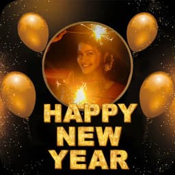 Happy New Year Photo Frame