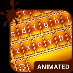 Orange Animated Keyboard