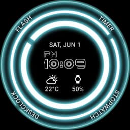 Glowing ElecTRONic Watch Face