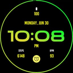 Mango Gradient Watch Face