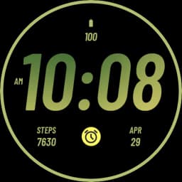 Green Army Run Watch Face