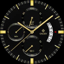 Golden Precision Watch Face