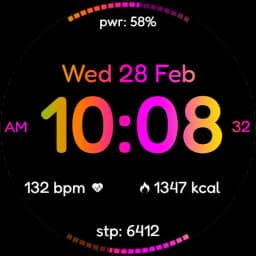 Digital Alidum 01 Watch face