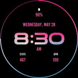Beauty Gradient Watch Face
