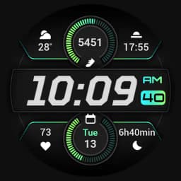 PRADO 91 Digital Watch Face