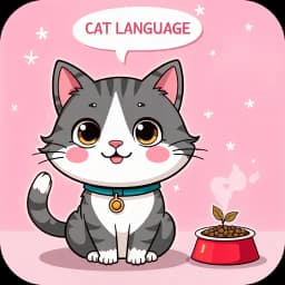 Cat Language DIY Wallpaper