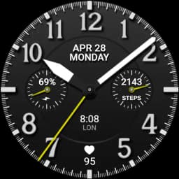 Chester Aviator watch face