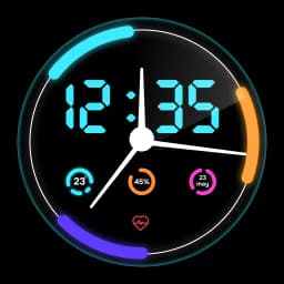 Smart Watch Clock Wallpaper