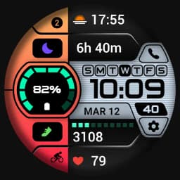 PRADO 89 Digital Watch Face