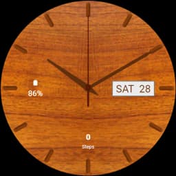 WoodenTime: Wooden Watch Face