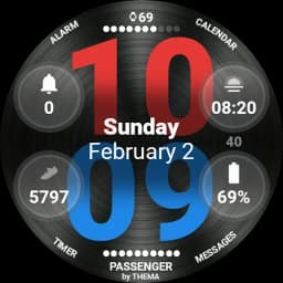 Passenger Watch Face