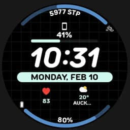Nighty Digital 48 - watch face