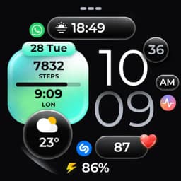 OMG 98 Digital Watch Face