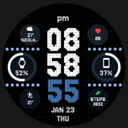 Nighty Digital 46 - watch face