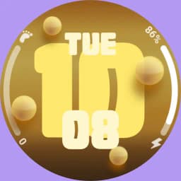 Bubbly Time Watchface