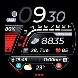 OMG 333 Digital Watch Face