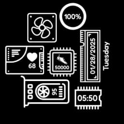 Internal Parts Watch Face