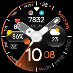 OMG 330 Hybrid Watch Face