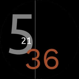 Abstract Minimal Watch Face
