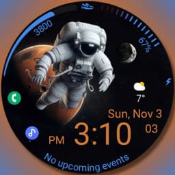 GM4 Astro animated watch face