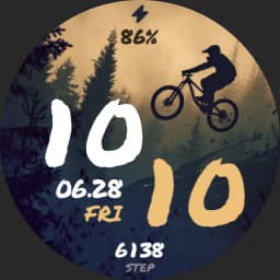 Flying bike: Watch Face