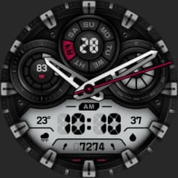 LCD Techno: Watch Face