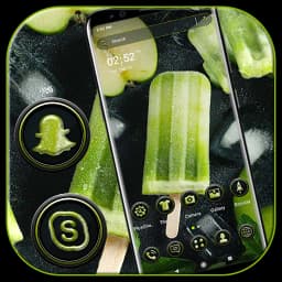 Mint Ice Pop Launcher Theme