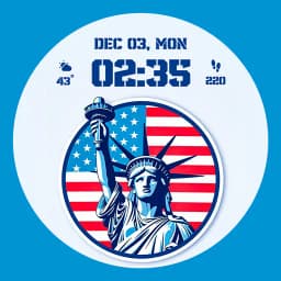 Statue of Liberty Watch Face