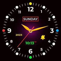 AMOLED Lock Screen Clock Live
